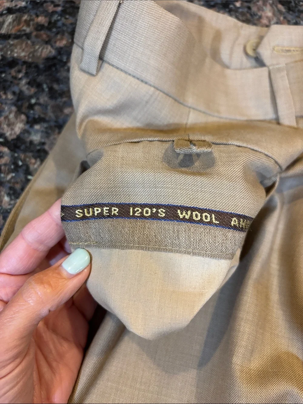 Custom made trousers